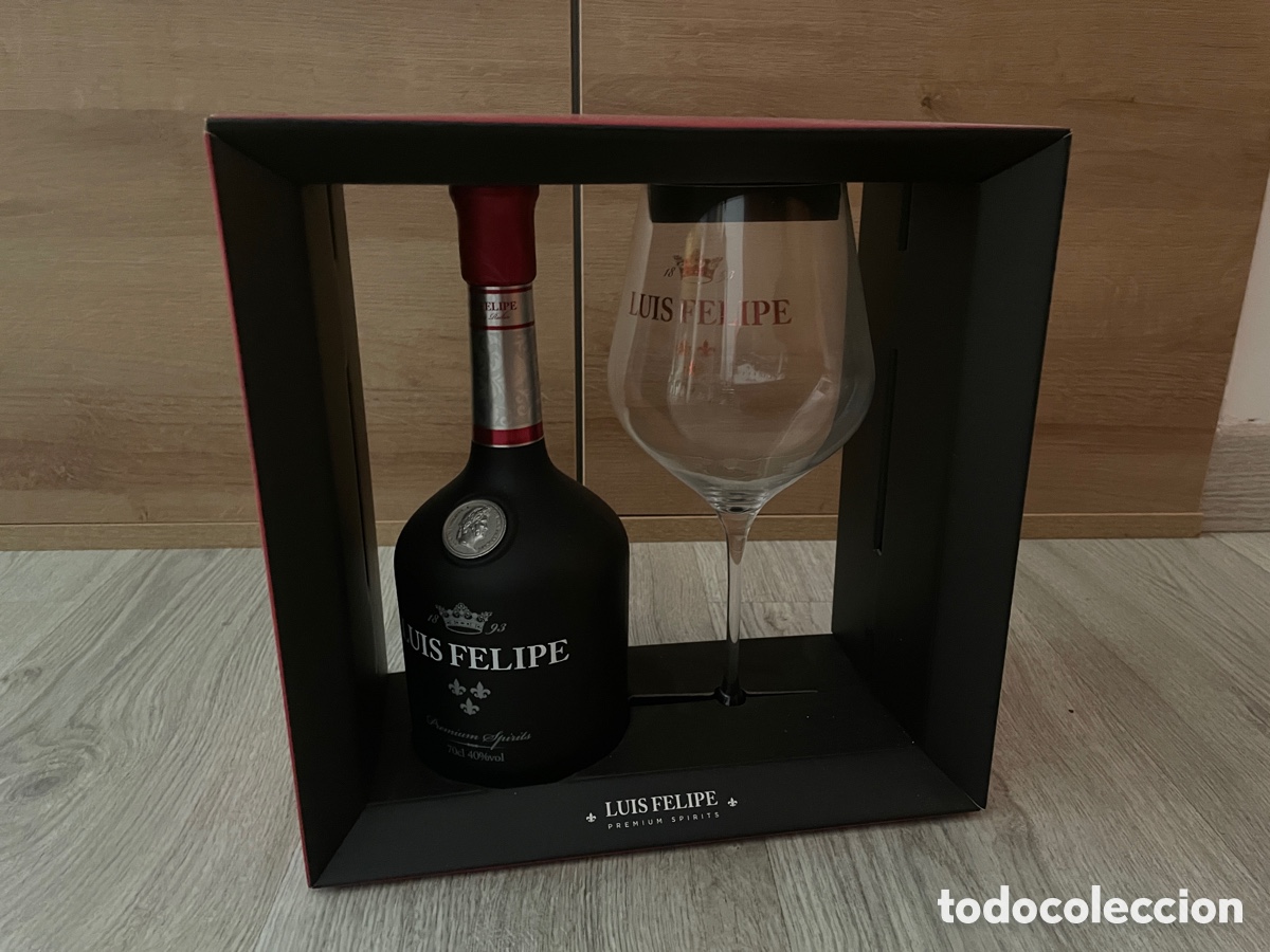 Botellas antiguas: Brandy Luis Felipe. Premium Spirits - Foto 1