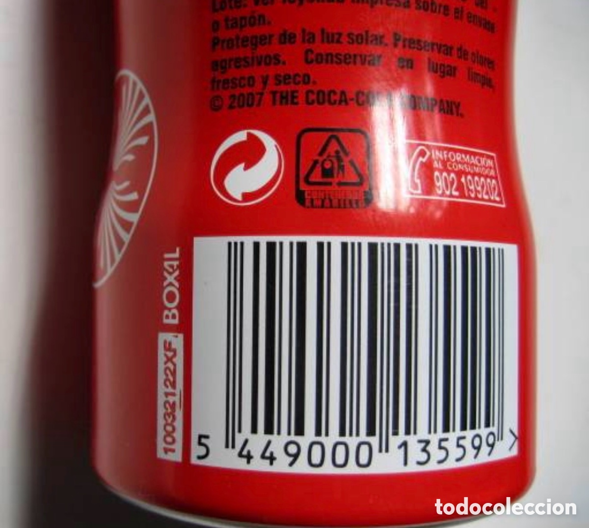 Botellas antiguas: Botella coca-cola Xacobeo - Foto 4