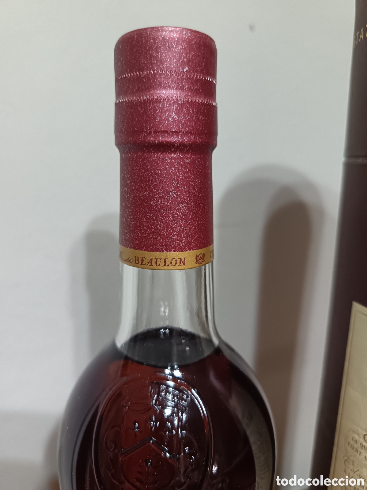 Botellas antiguas: Co&ntilde;ac Ch&acirc;teau de Beaulon 12 a&ntilde;os - Foto 5