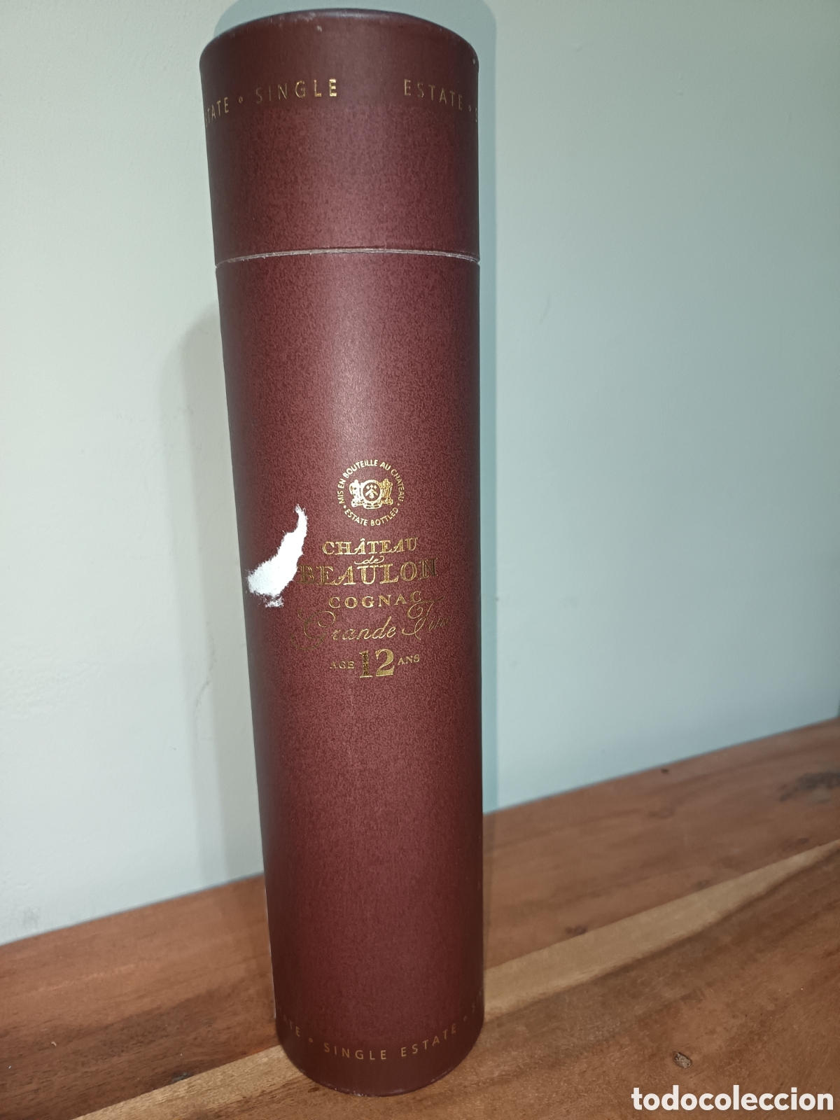Botellas antiguas: Co&ntilde;ac Ch&acirc;teau de Beaulon 12 a&ntilde;os - Foto 7