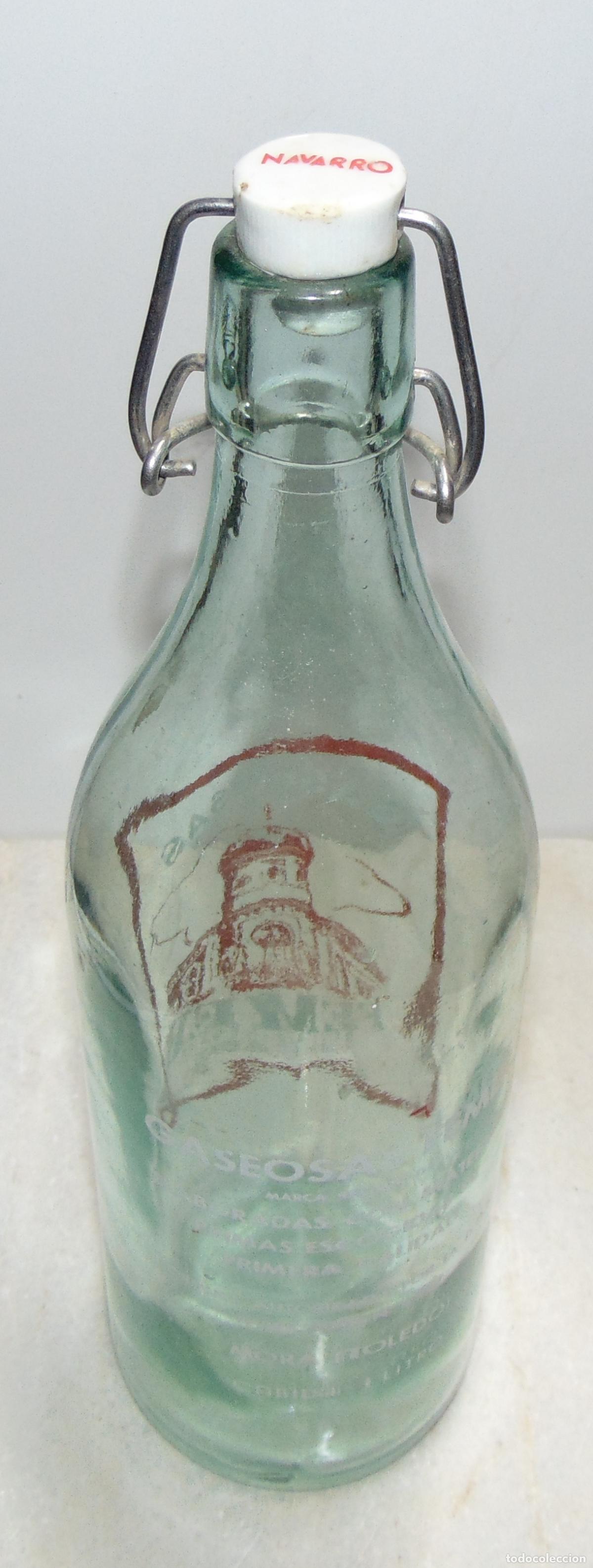 Botellas antiguas: BOTELLA FEMER MORA, TOLEDO - Foto 3