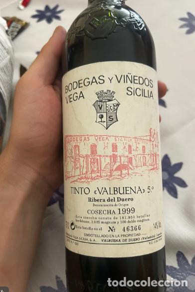 Botellas antiguas: Vega Sicilia Valbuena 5&ordm; Cosecha 1999 - Botella Colecci&oacute;n