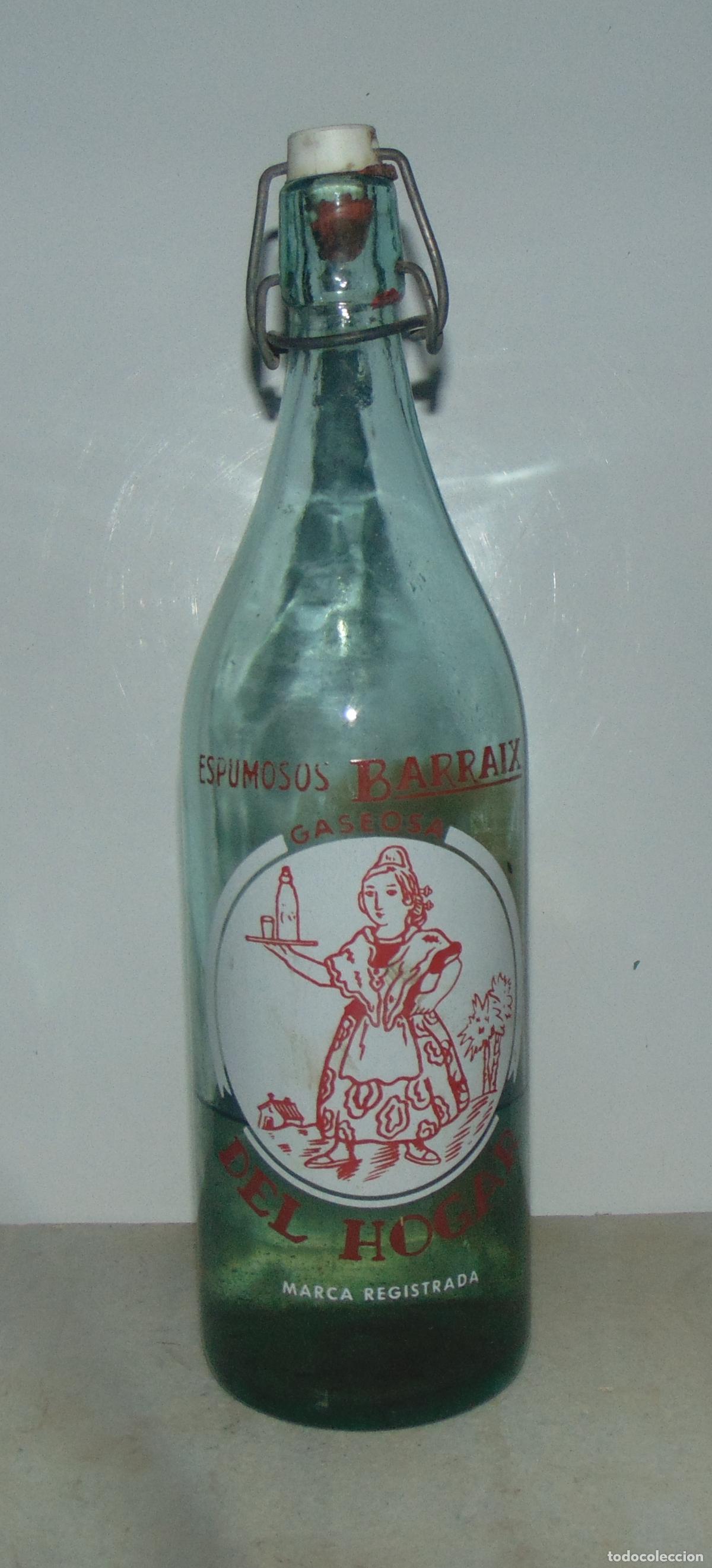 Botellas antiguas: ESPUMOSO BARRAIX DEL HOGAR, 1L, VALENCIA
