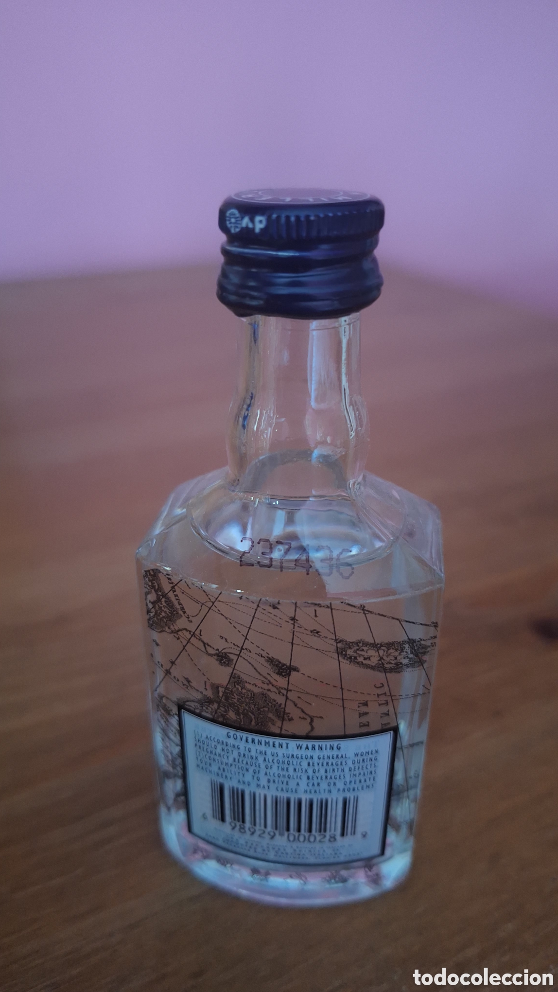 Botellas antiguas: Miniatura de Ginebra - Foto 2