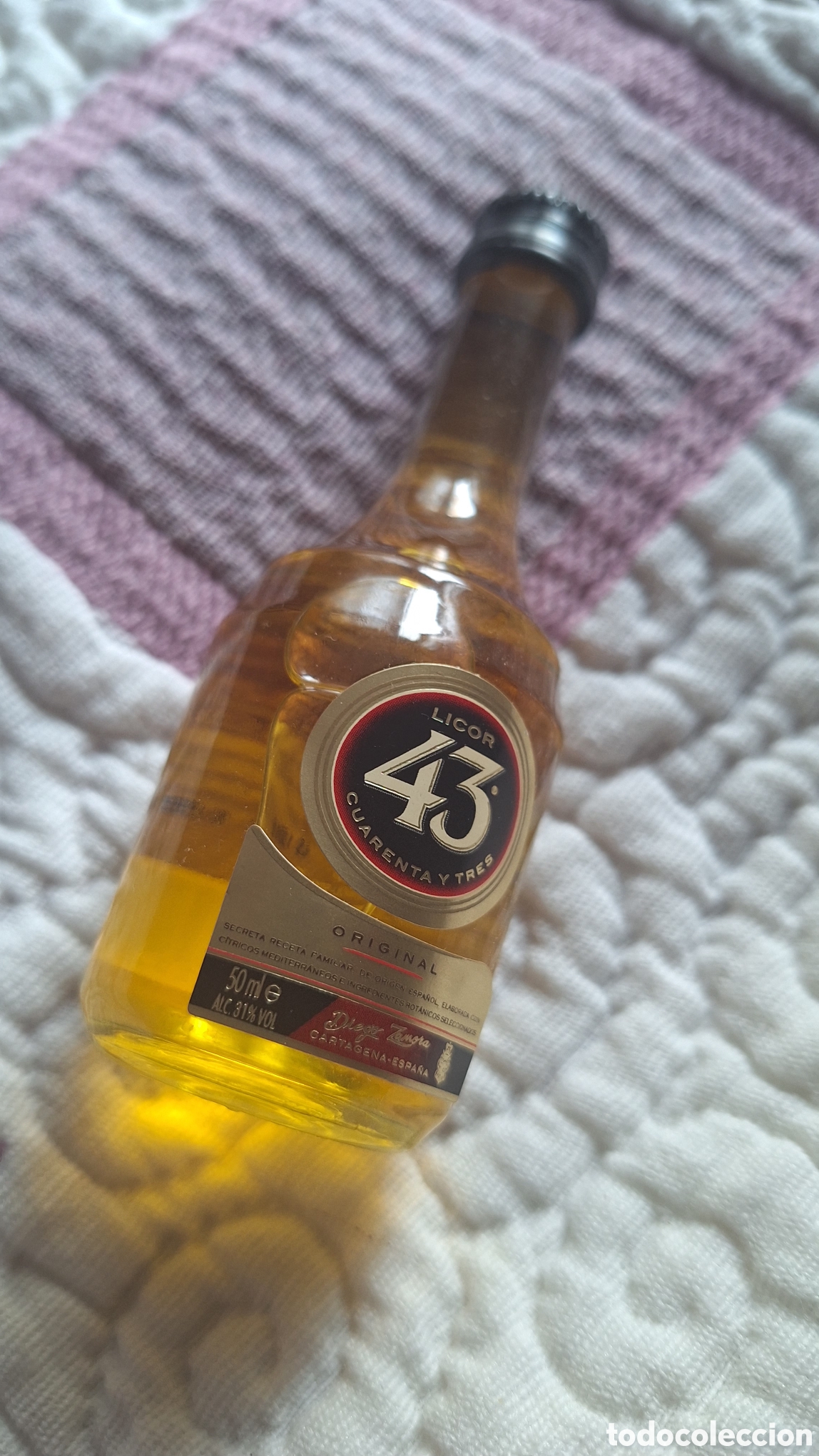 Botellas antiguas: Miniatura de Licor43