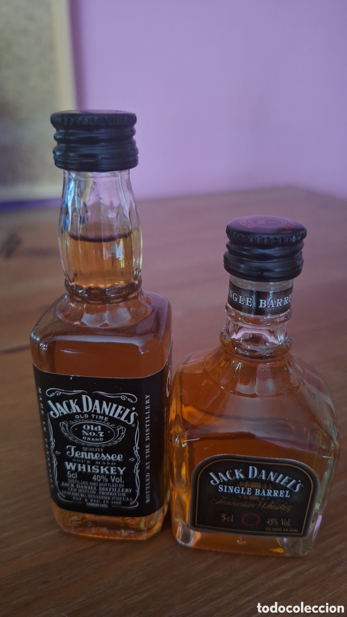 Botellas antiguas: Miniaturas de Jack Daniels