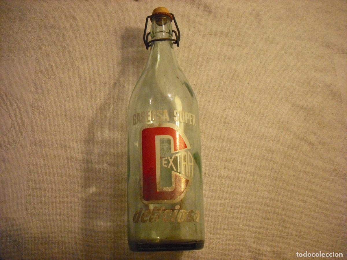 Garrafas antigas: ANTIGUA BOTELLA DE GASEOSA SUPER D EXTRA