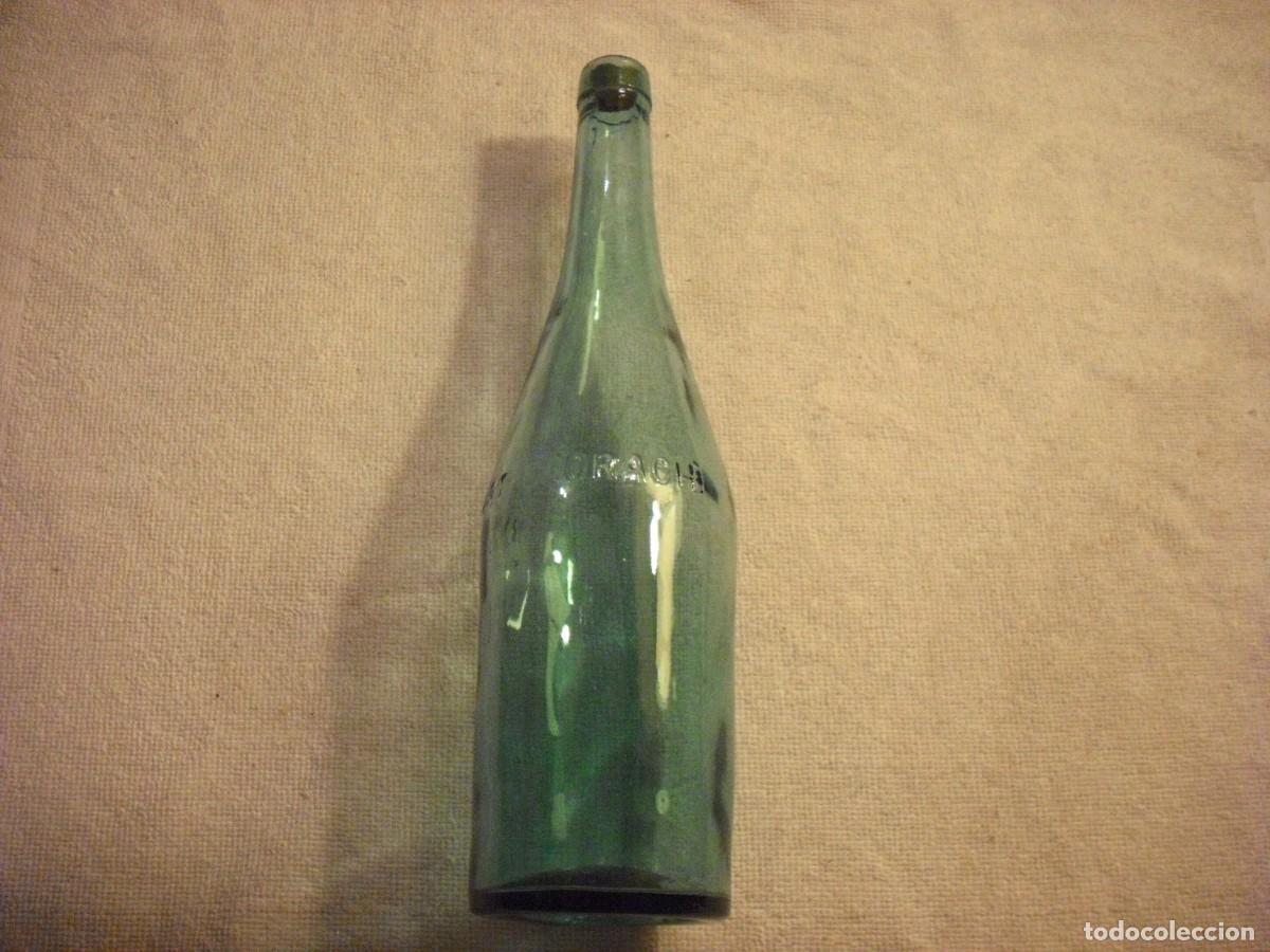 Garrafas antigas: BOTELLA DE AGUA RUBINAT LLORACH , LETRAS EN RELIEVE
