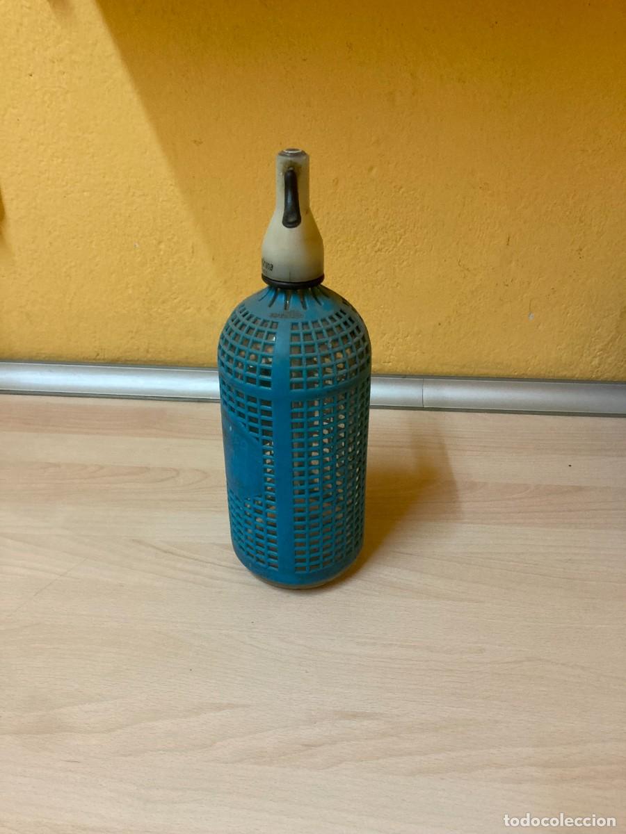 Botellas antiguas: Sif&oacute;n antiguo La Golondrina - Foto 2