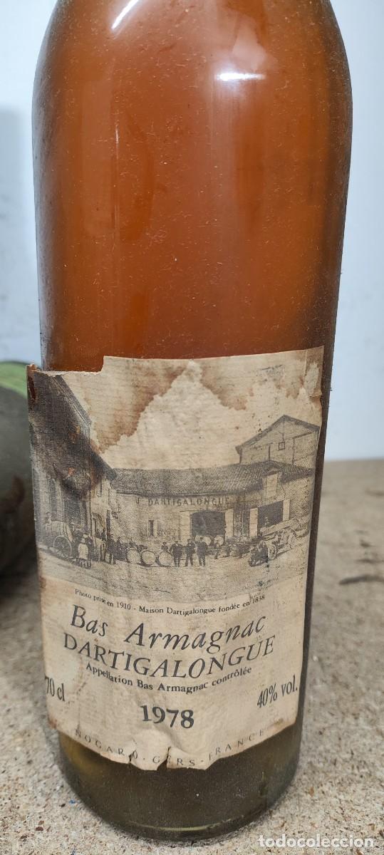 Botellas antiguas: Botella Bas-Armagnac Dartigalongue 1978 - Foto 3