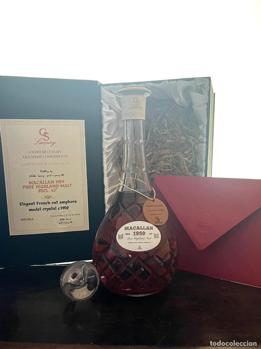 Botellas antiguas: Macallan 1959 Pure Highland Malt 85cl. 43&deg; GS Luxury Old Spirit Co.