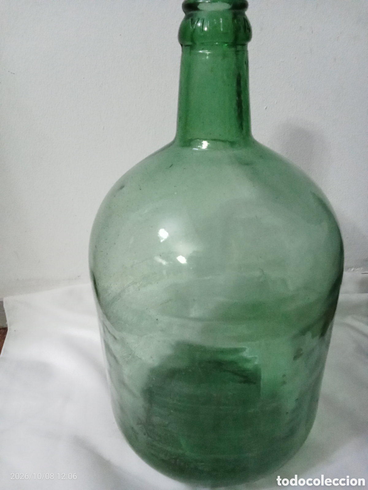 Garrafas antigas: Antigua botella de Cristal para agua - GARRAFA - VIRESA