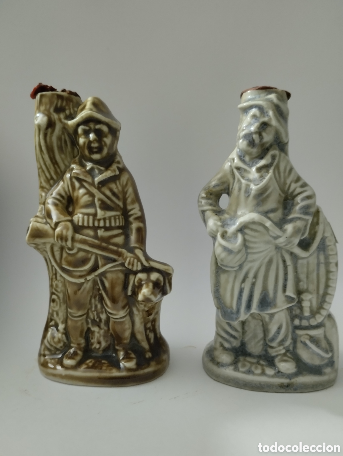 Botellas antiguas: 14 Botellitas cer&aacute;micas italianas - Foto 2