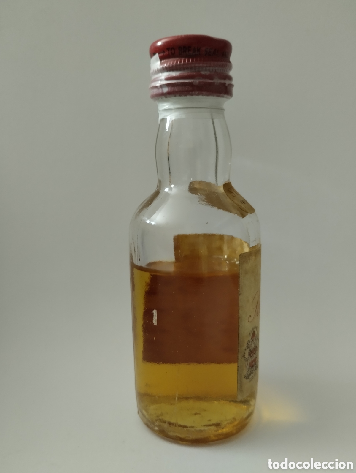 Botellas antiguas: Botellita Grants whisky - Foto 2