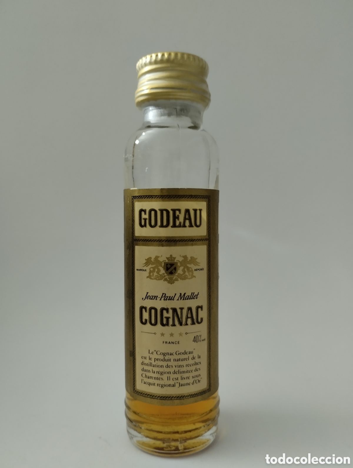 Botellas antiguas: Botellita cognac Gordeau