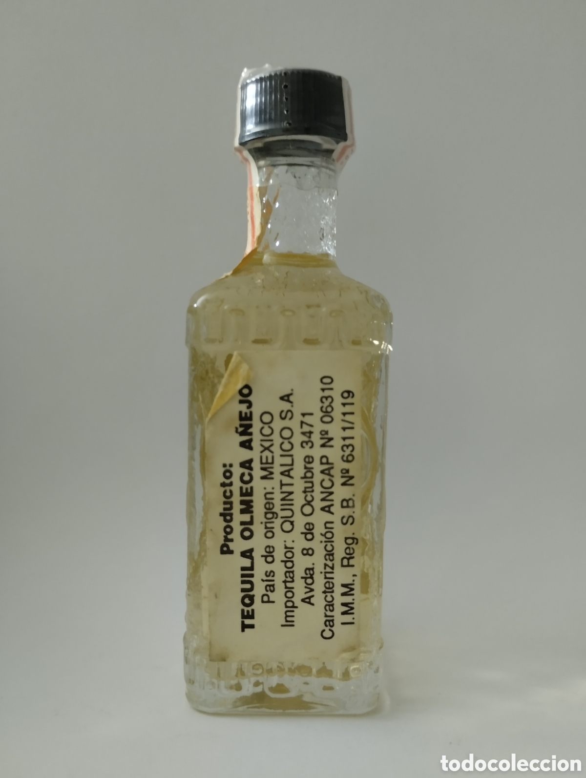 Botellas antiguas: Botellita tequila Almeca - Foto 2