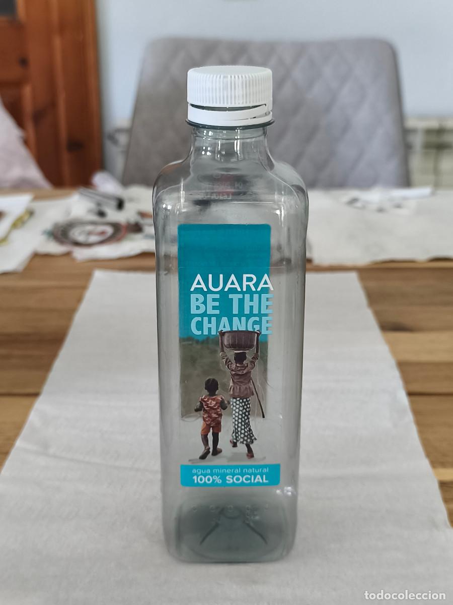 Botellas antiguas: BOTELLA PL&Aacute;STICO VAC&Iacute;A - AGUA MINERAL AUARA - Empresa Social
