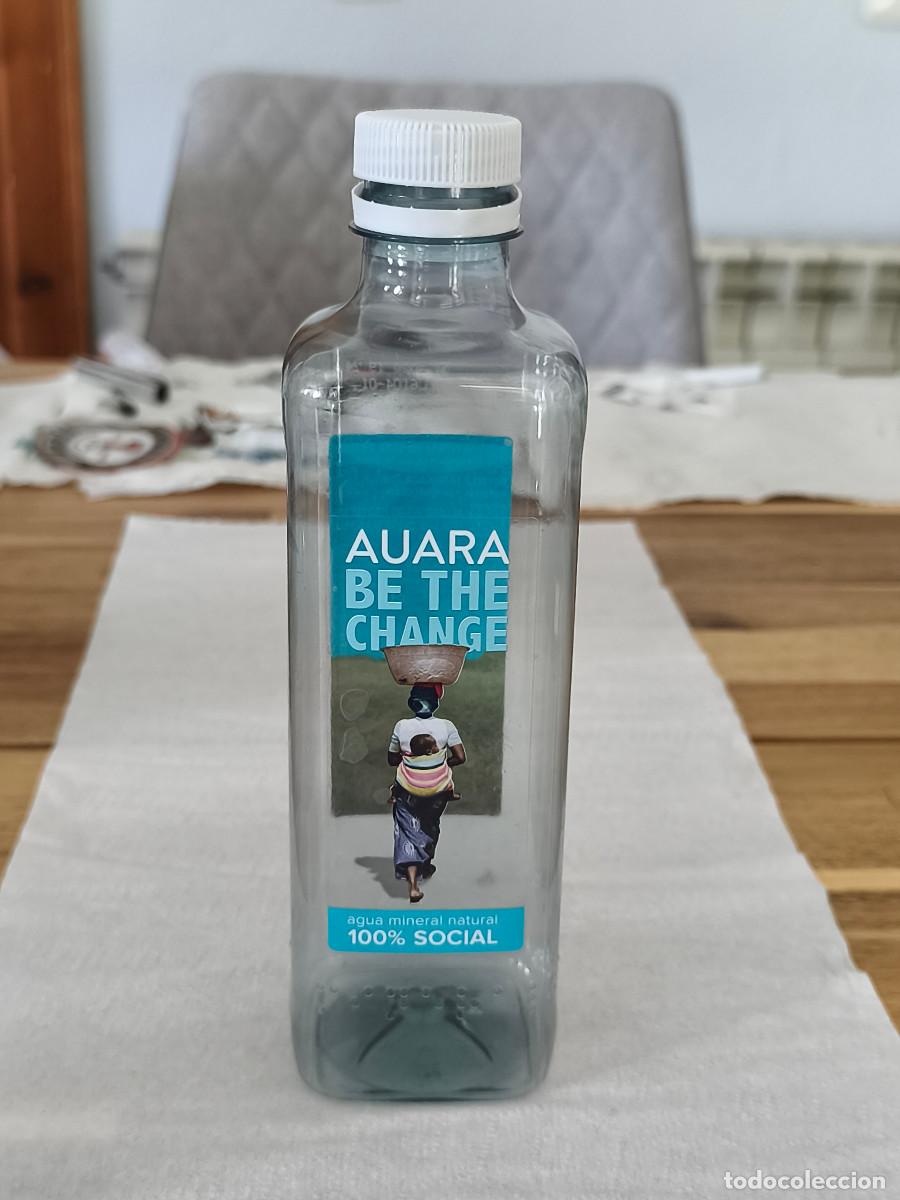 Botellas antiguas: BOTELLA PL&Aacute;STICO VAC&Iacute;A - AGUA MINERAL AUARA - Empresa Social