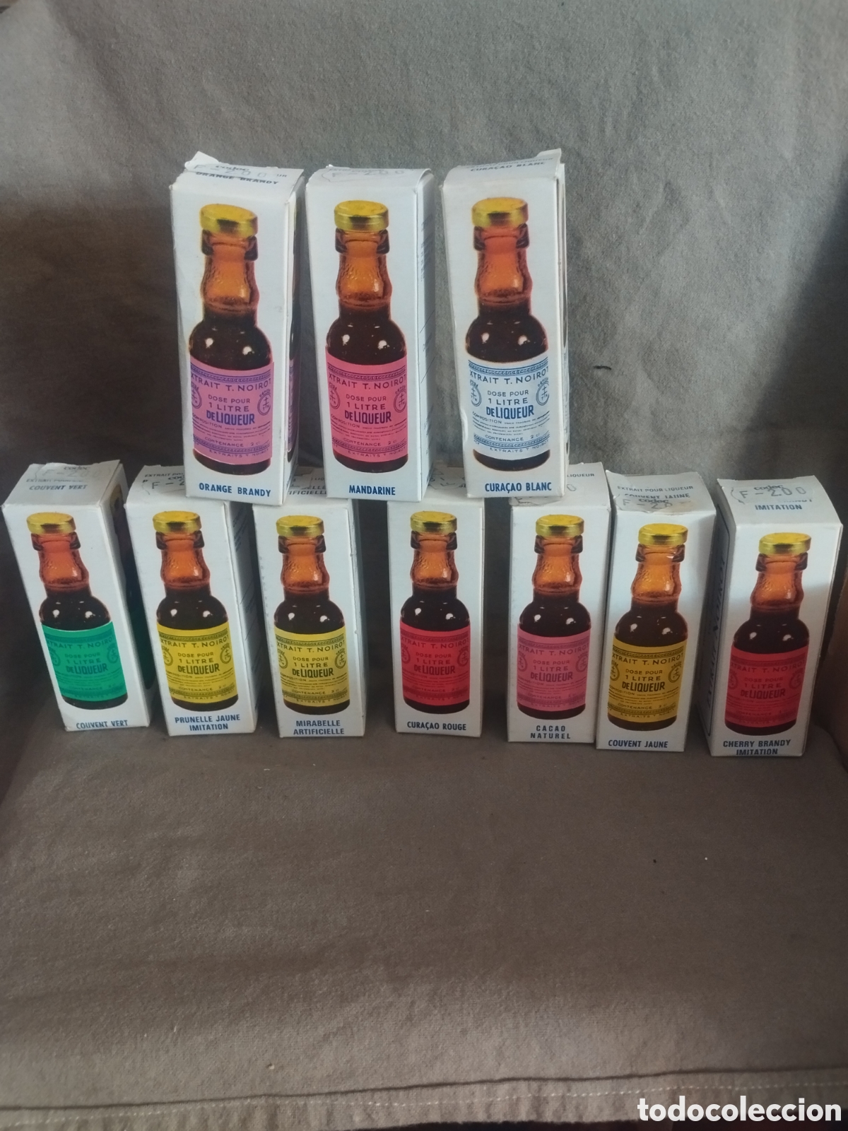 Botellas antiguas: Colecci&oacute;n extractos para licor vintage - Foto 2