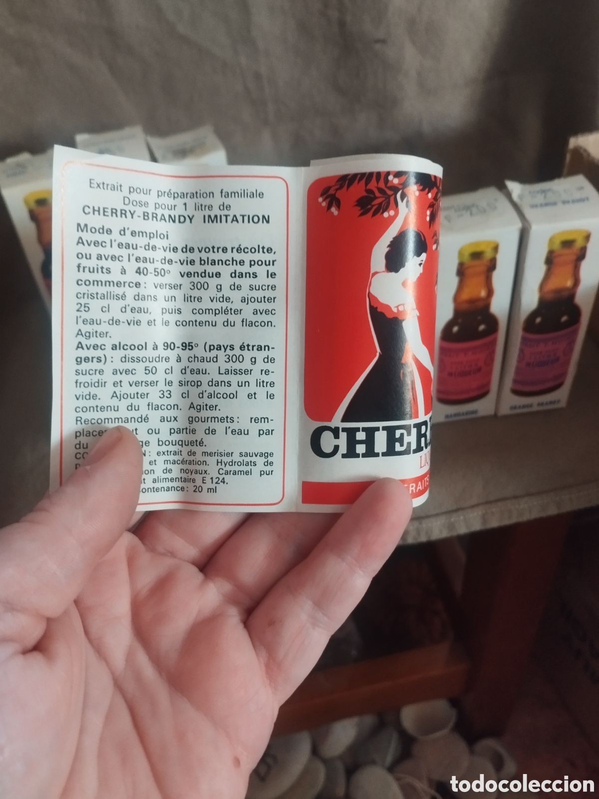 Botellas antiguas: Colecci&oacute;n extractos para licor vintage - Foto 13