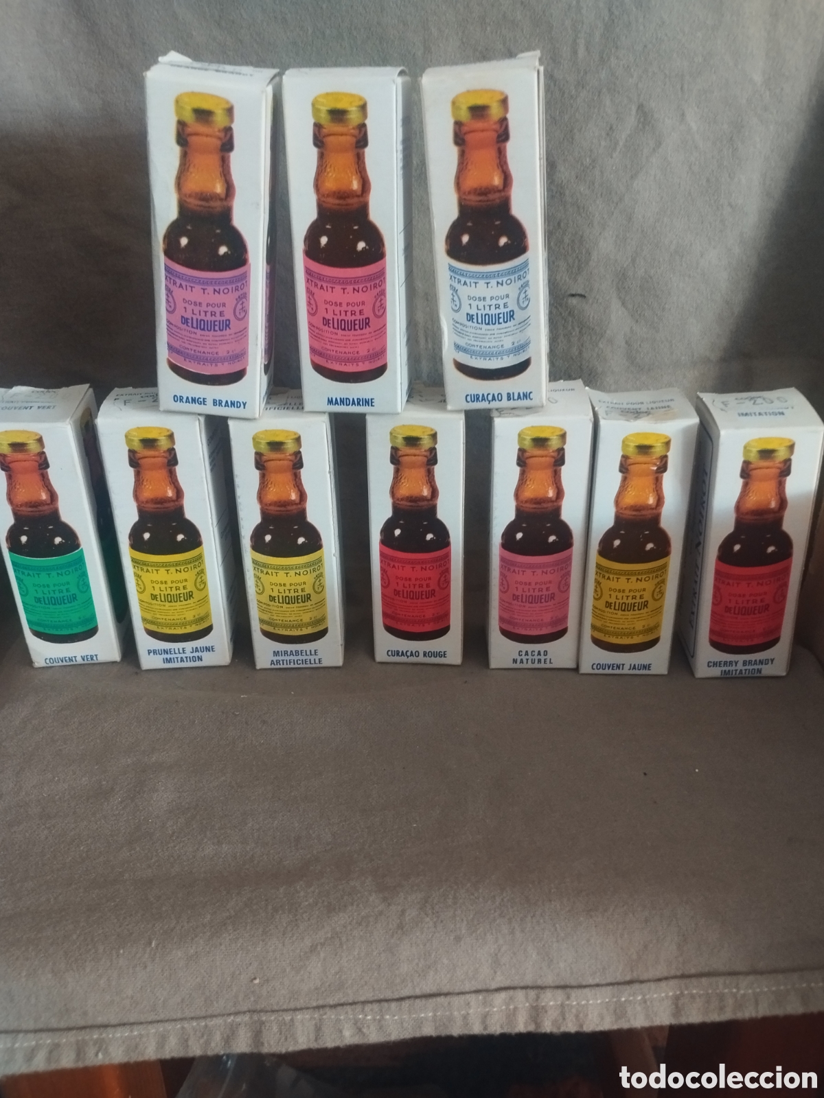 Botellas antiguas: Colecci&oacute;n extractos para licor vintage - Foto 1