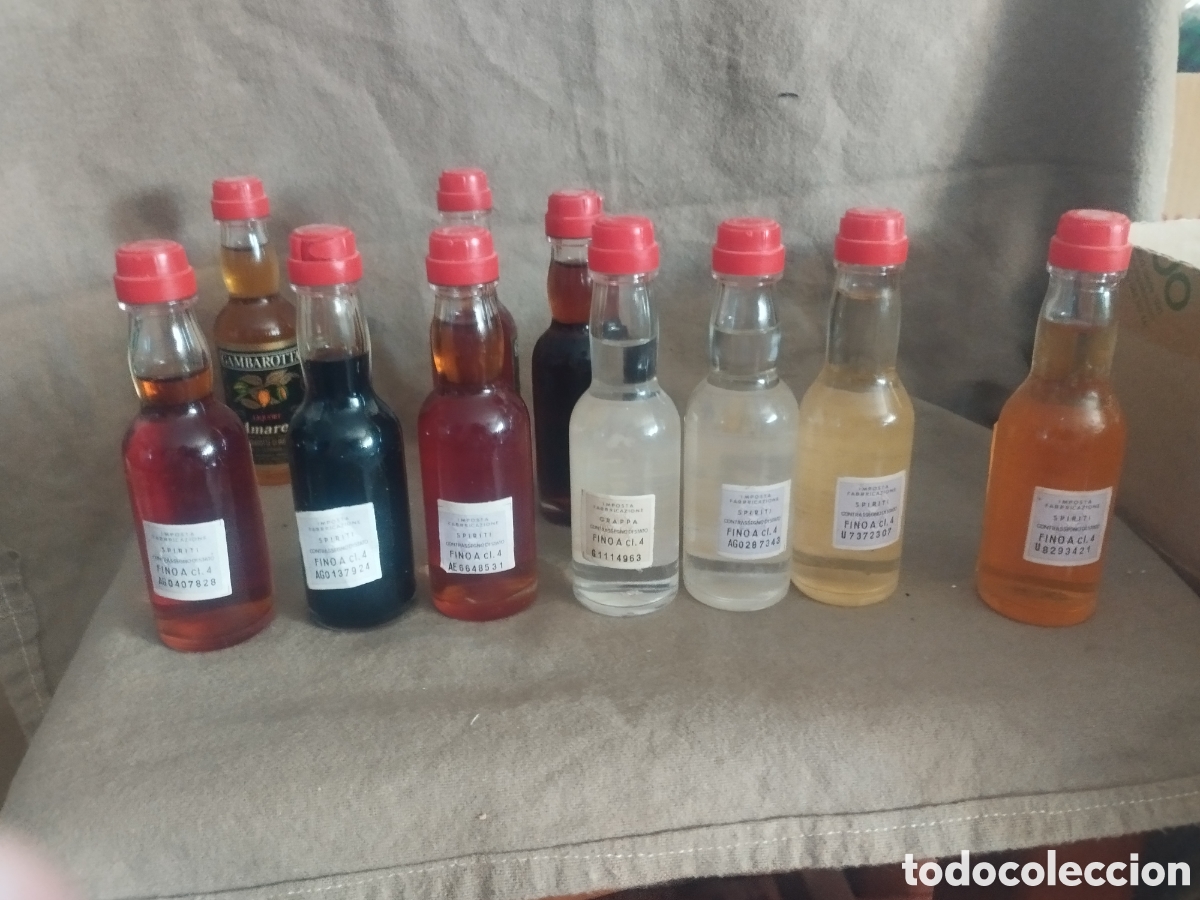 Botellas antiguas: Colecci&oacute;n botellines gambarotta - Foto 12