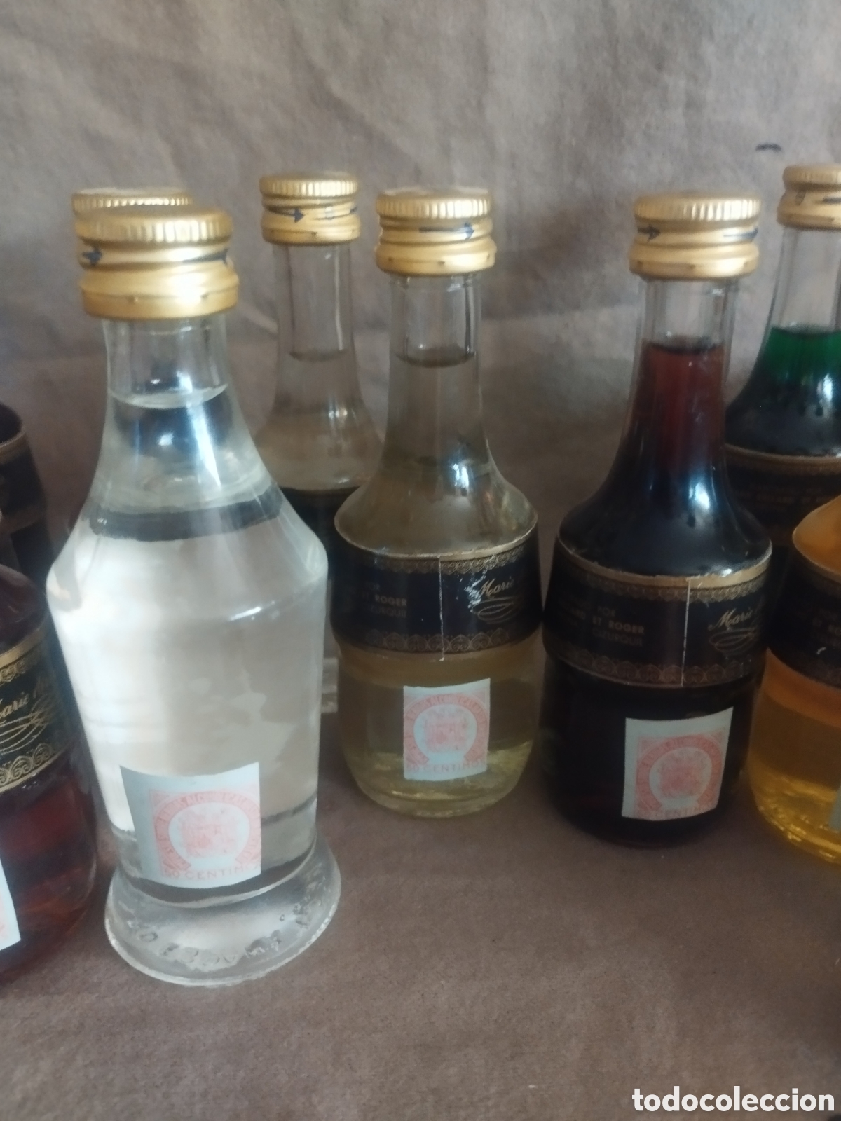 Botellas antiguas: Colecci&oacute;n 12 botellines - Foto 15