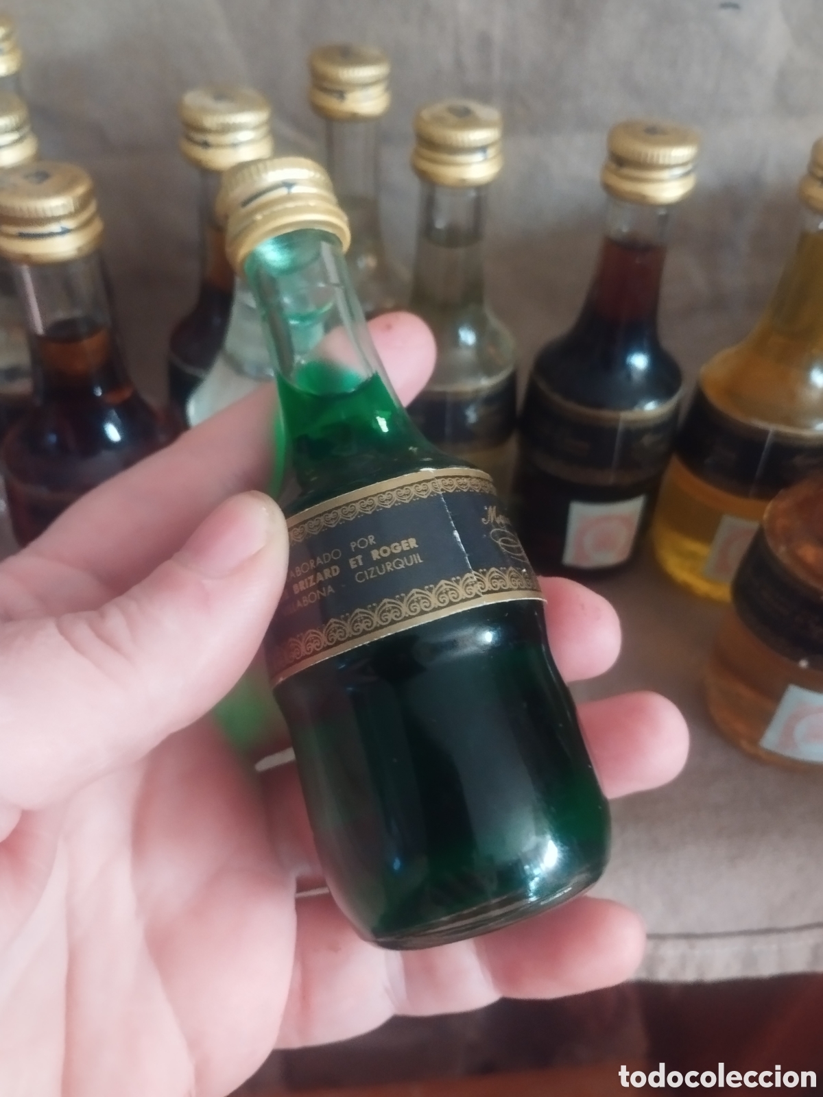 Botellas antiguas: Colecci&oacute;n 12 botellines - Foto 17