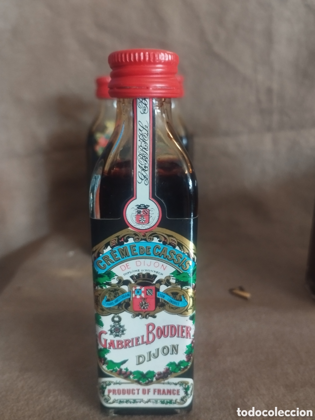 Botellas antiguas: Colecci&oacute;n botellines bourdier - Foto 4