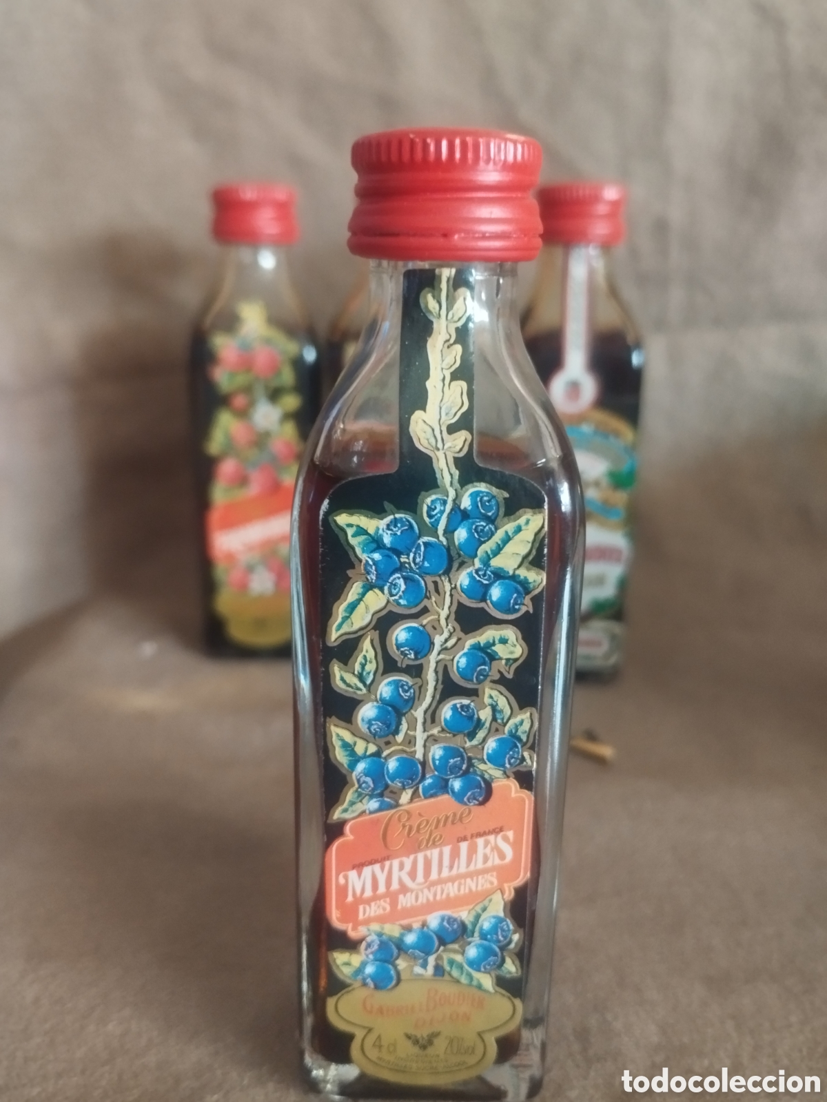 Botellas antiguas: Colecci&oacute;n botellines bourdier - Foto 5