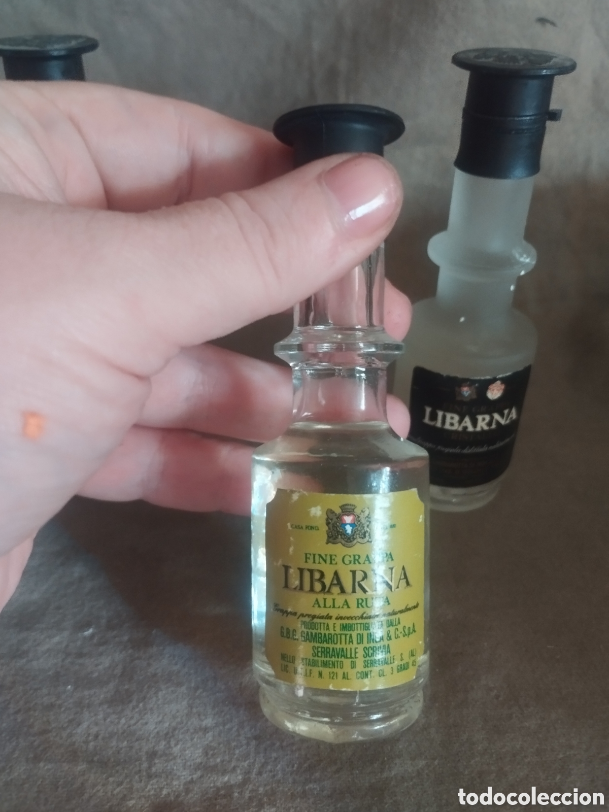 Botellas antiguas: Colecci&oacute;n botellines libarna - Foto 4