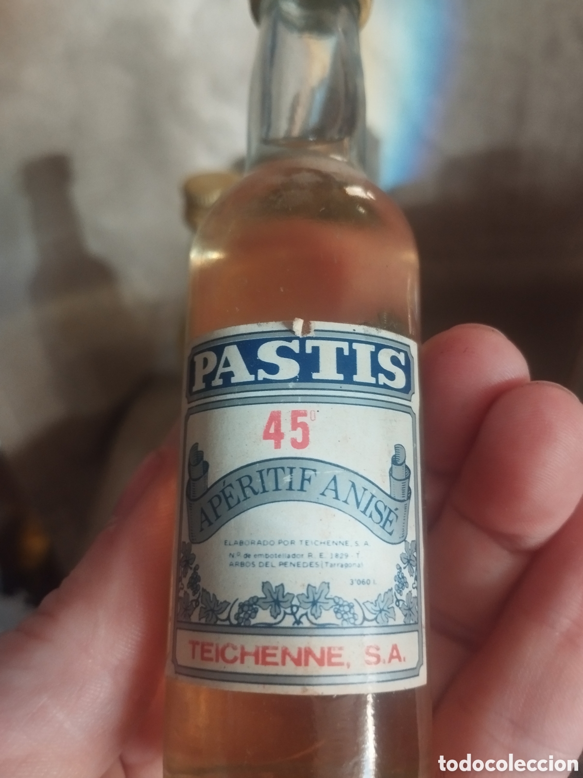 Botellas antiguas: Botellin an&iacute;s past&iacute;s 45 - Foto 5