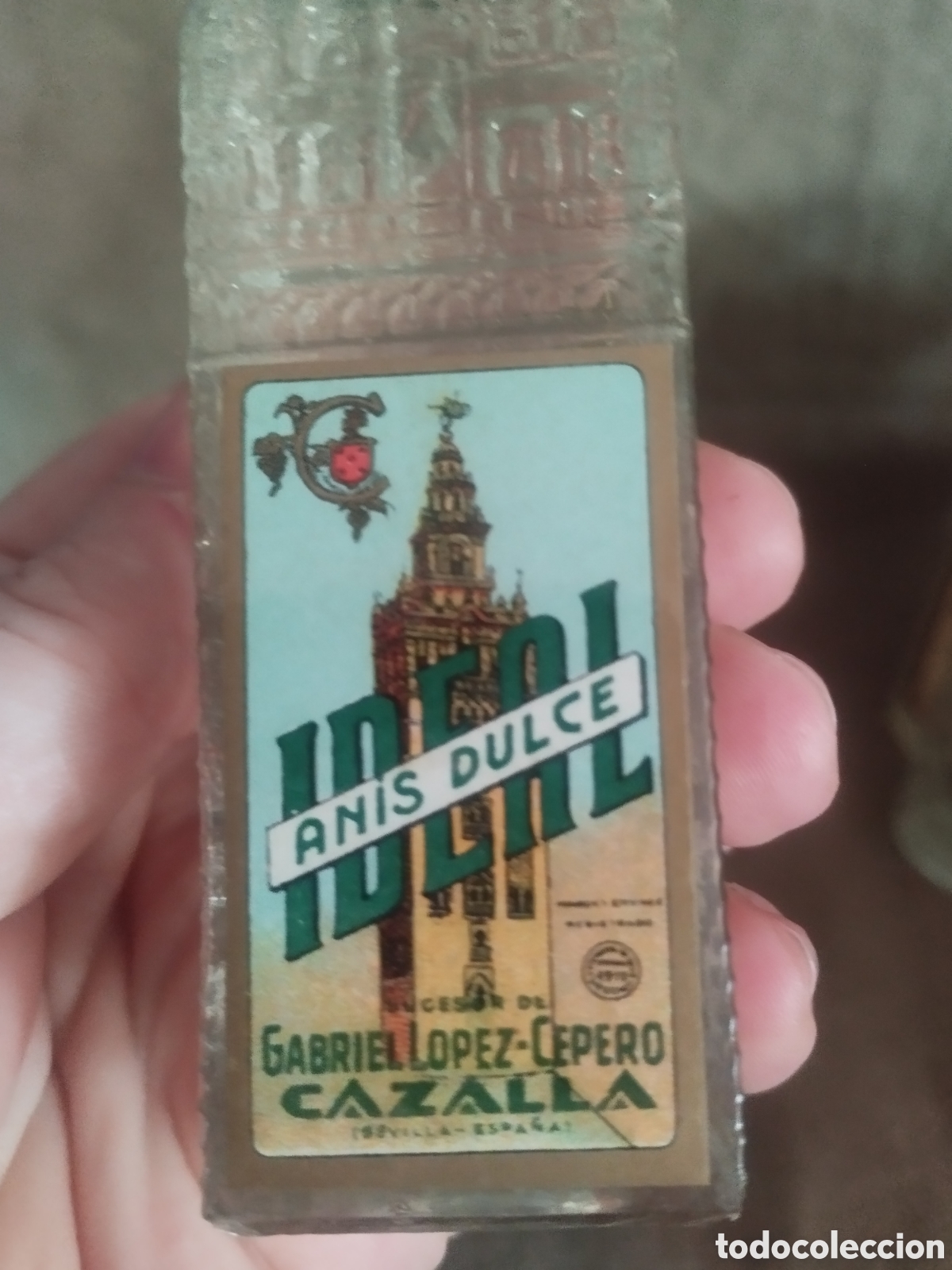 Botellas antiguas: Botellin an&iacute;s cazalla - Foto 9