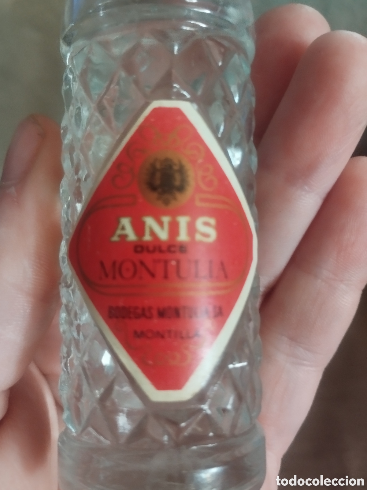 Botellas antiguas: Botellin an&iacute;s montulia - Foto 2