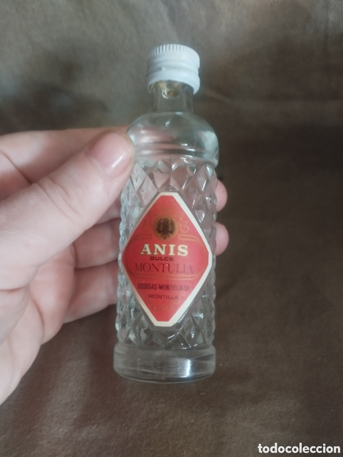 Botellas antiguas: Botellin an&iacute;s montulia - Foto 3