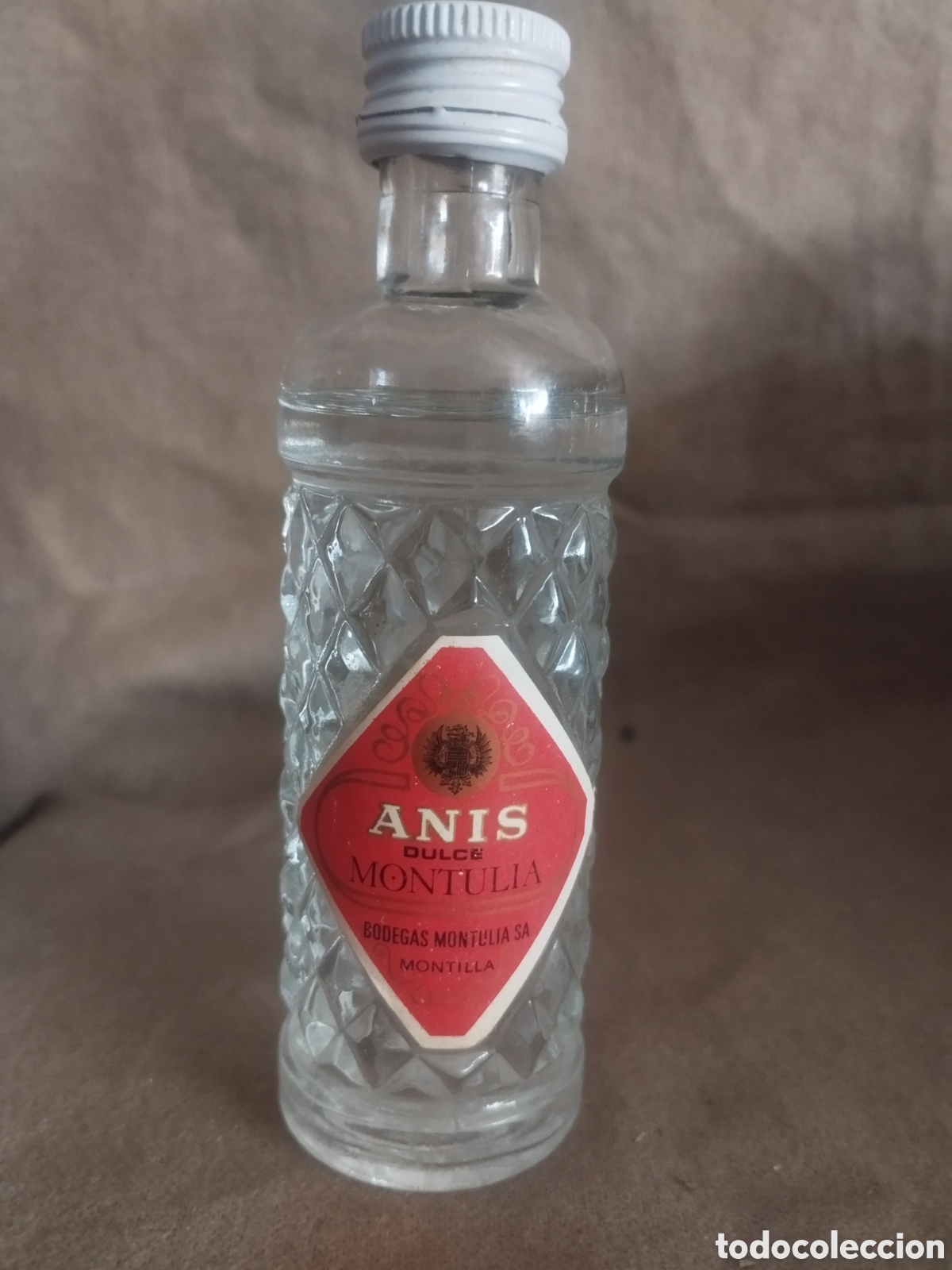 Botellas antiguas: Botellin an&iacute;s montulia