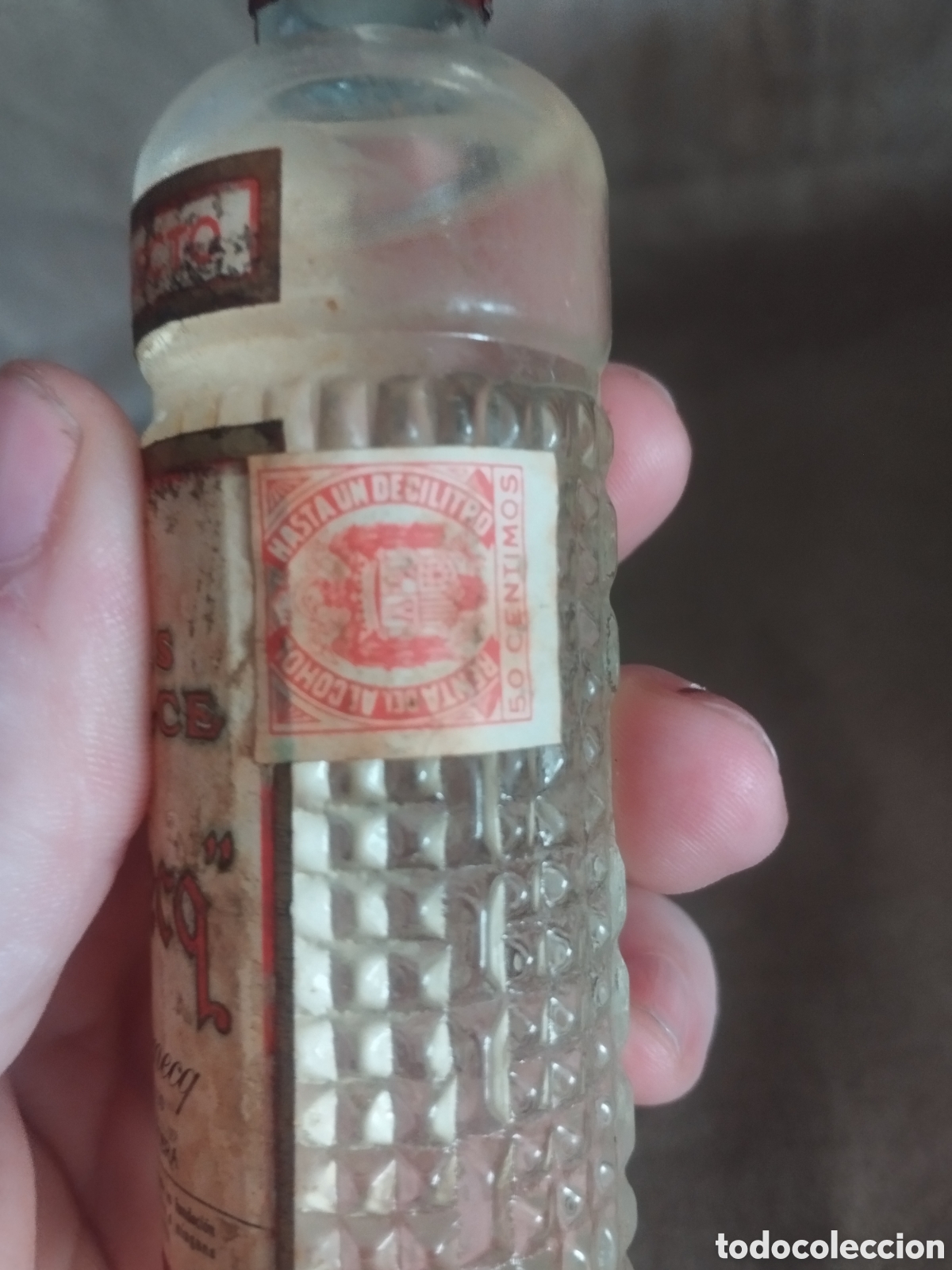Botellas antiguas: Botellin an&iacute;s domeneq - Foto 2