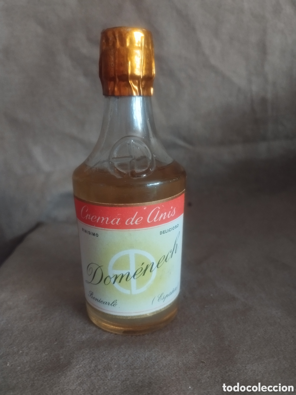 Botellas antiguas: Crema de an&iacute;s domenech
