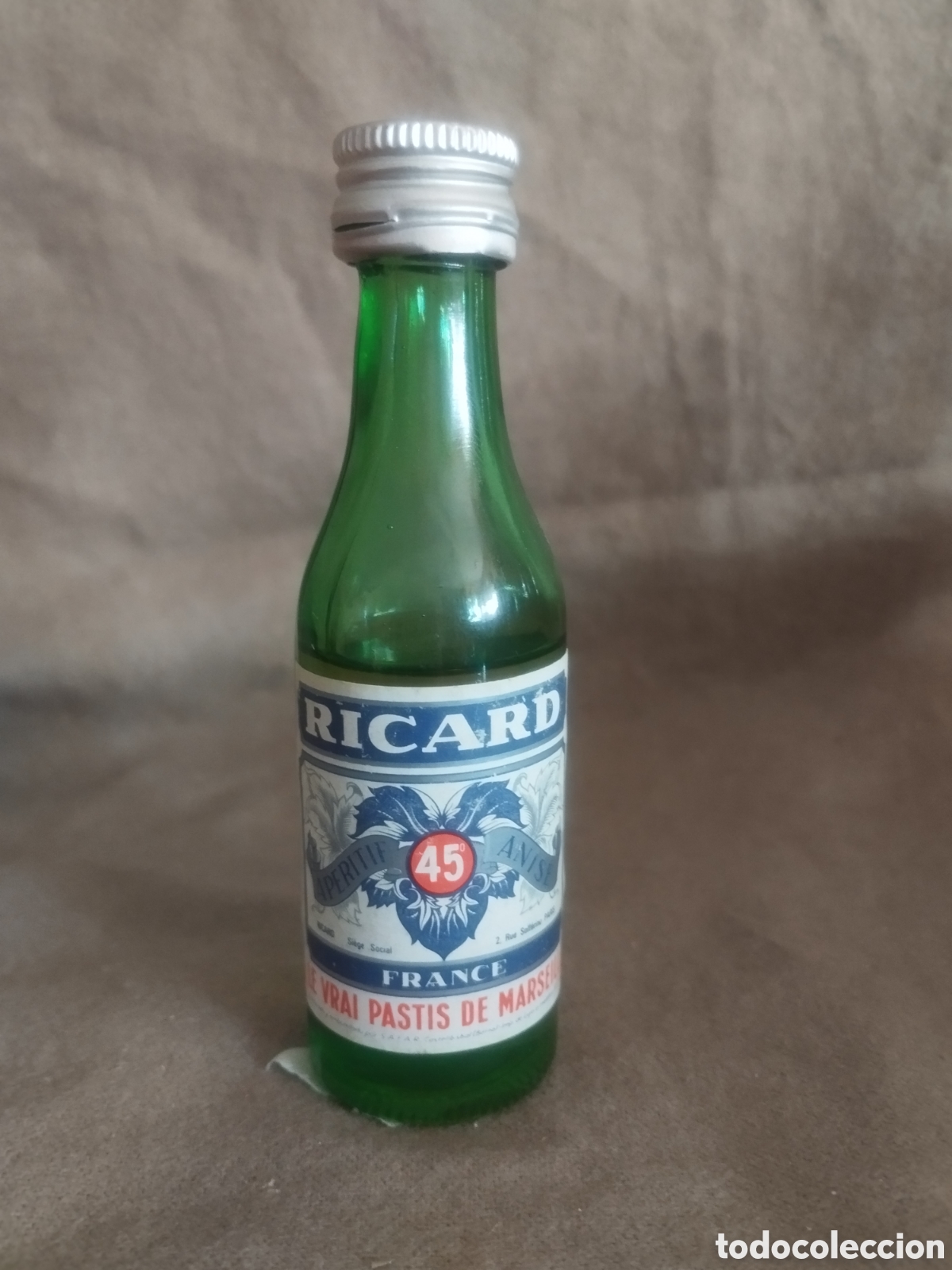 Botellas antiguas: Botellin an&iacute;s ricard