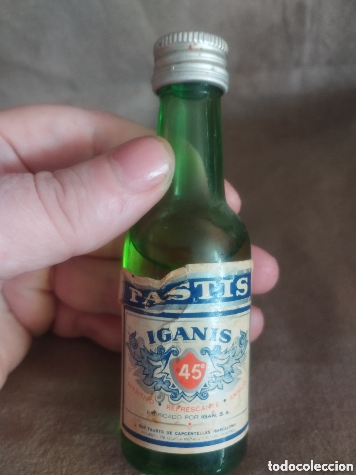 Botellas antiguas: Botellin an&iacute;s past&iacute;s - Foto 3