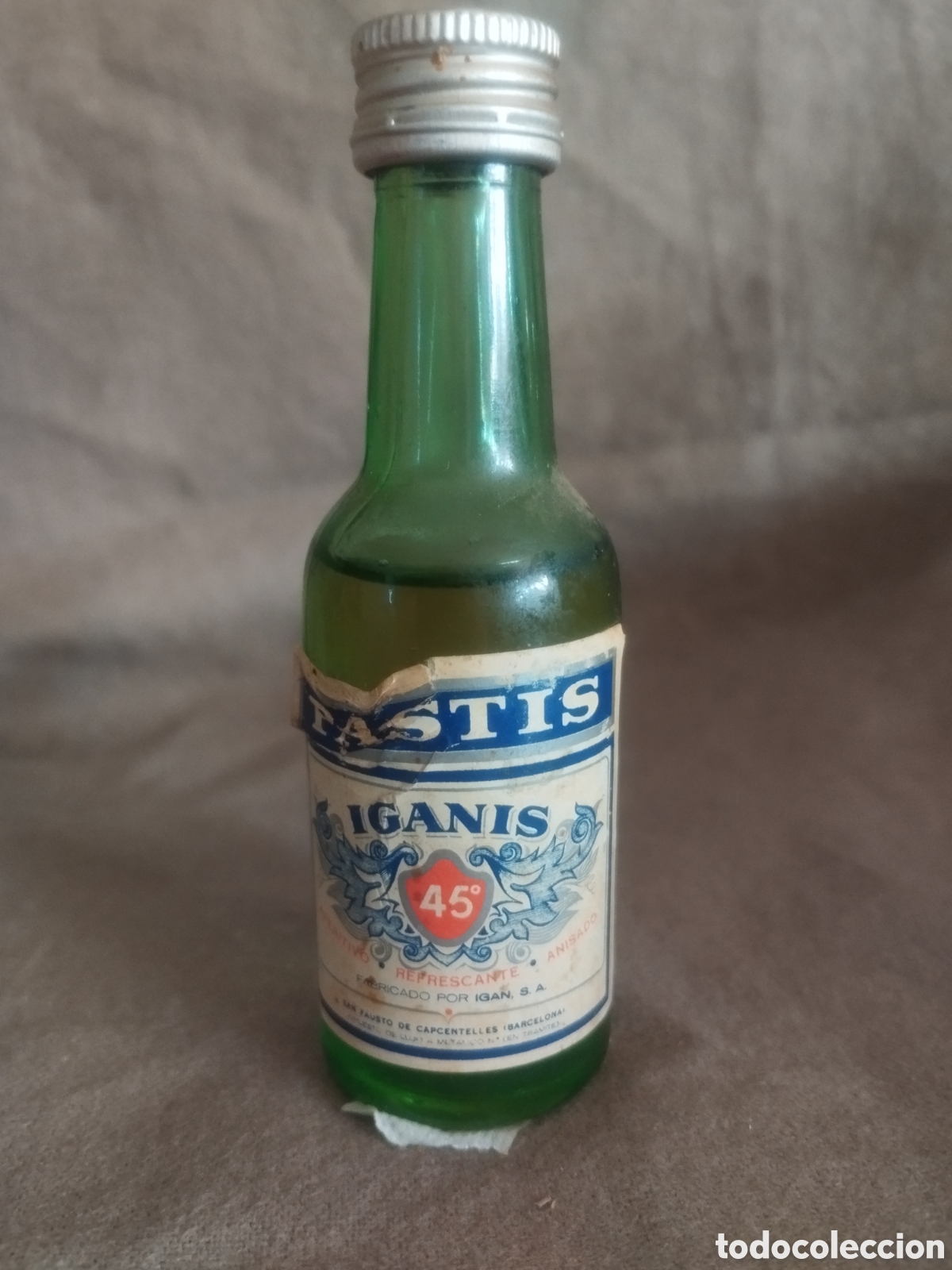 Botellas antiguas: Botellin an&iacute;s past&iacute;s - Foto 1