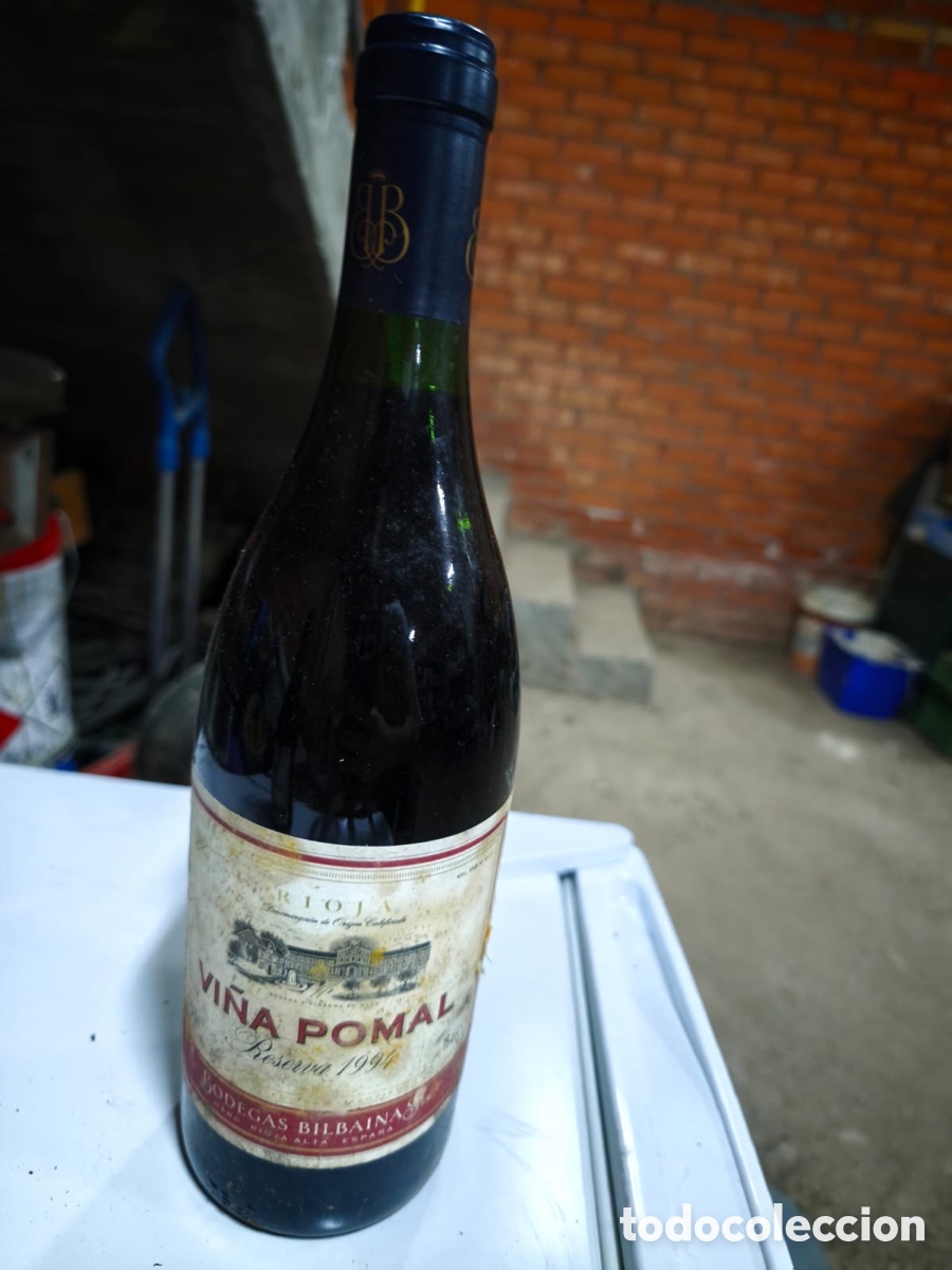 Botellas antiguas: Vi&ntilde;a Pomal Reserva de la m&iacute;tica a&ntilde;ada 1994