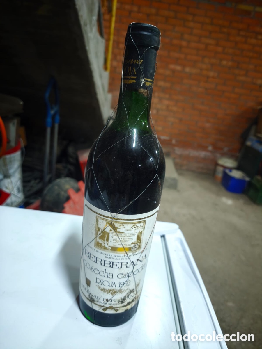 Botellas antiguas: Berberana Cosecha Especial 1952