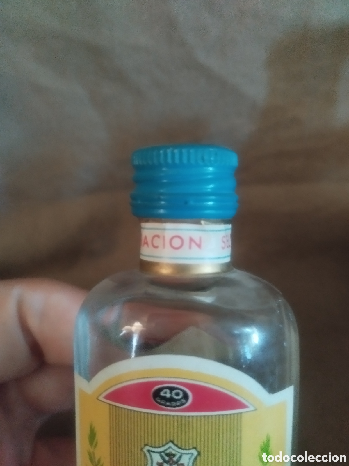 Botellas antiguas: Gin seca serpis vintage - Foto 3