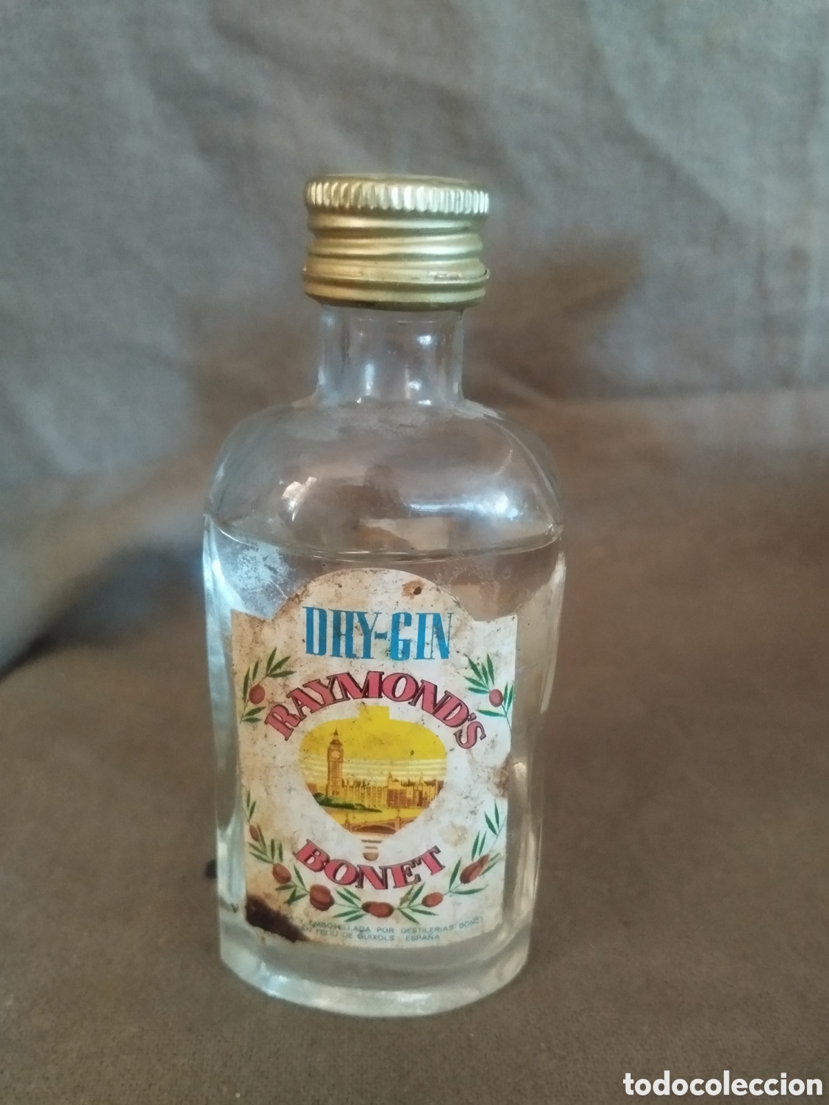 Botellas antiguas: Ginebra vintage bonet