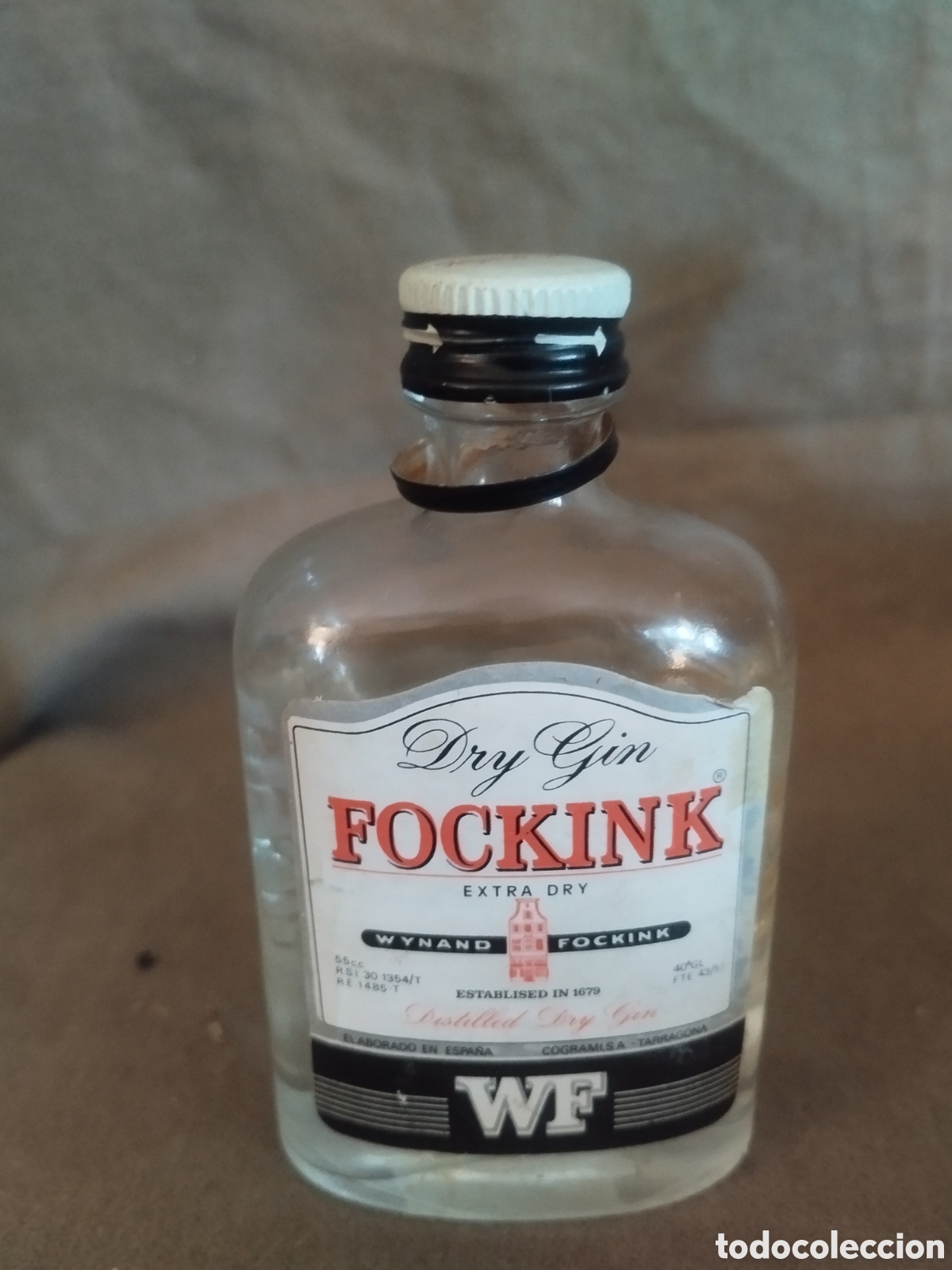 Botellas antiguas: Ginebra fockink vintage