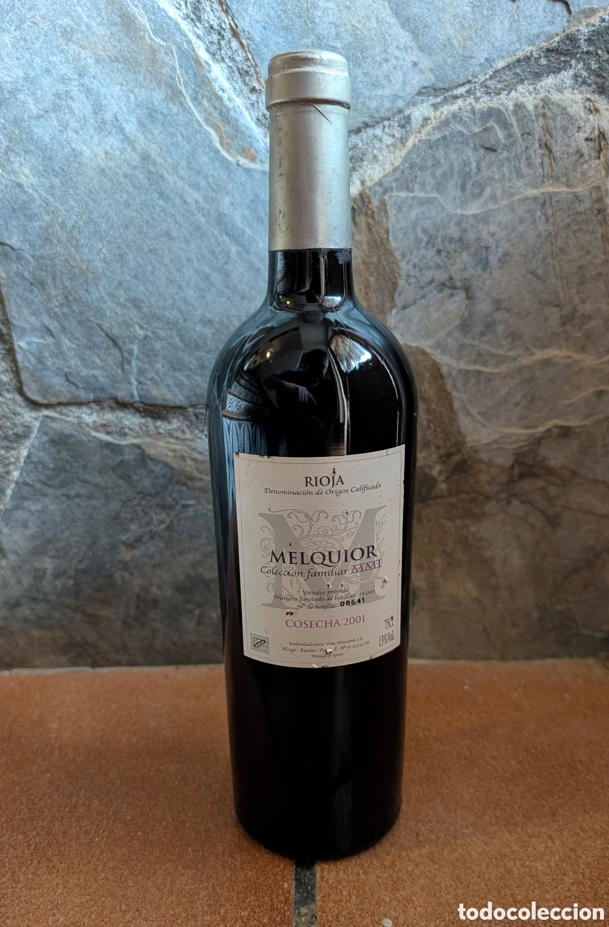 Botellas antiguas: Vino Melquior Colecci&oacute;n Familiar MMI