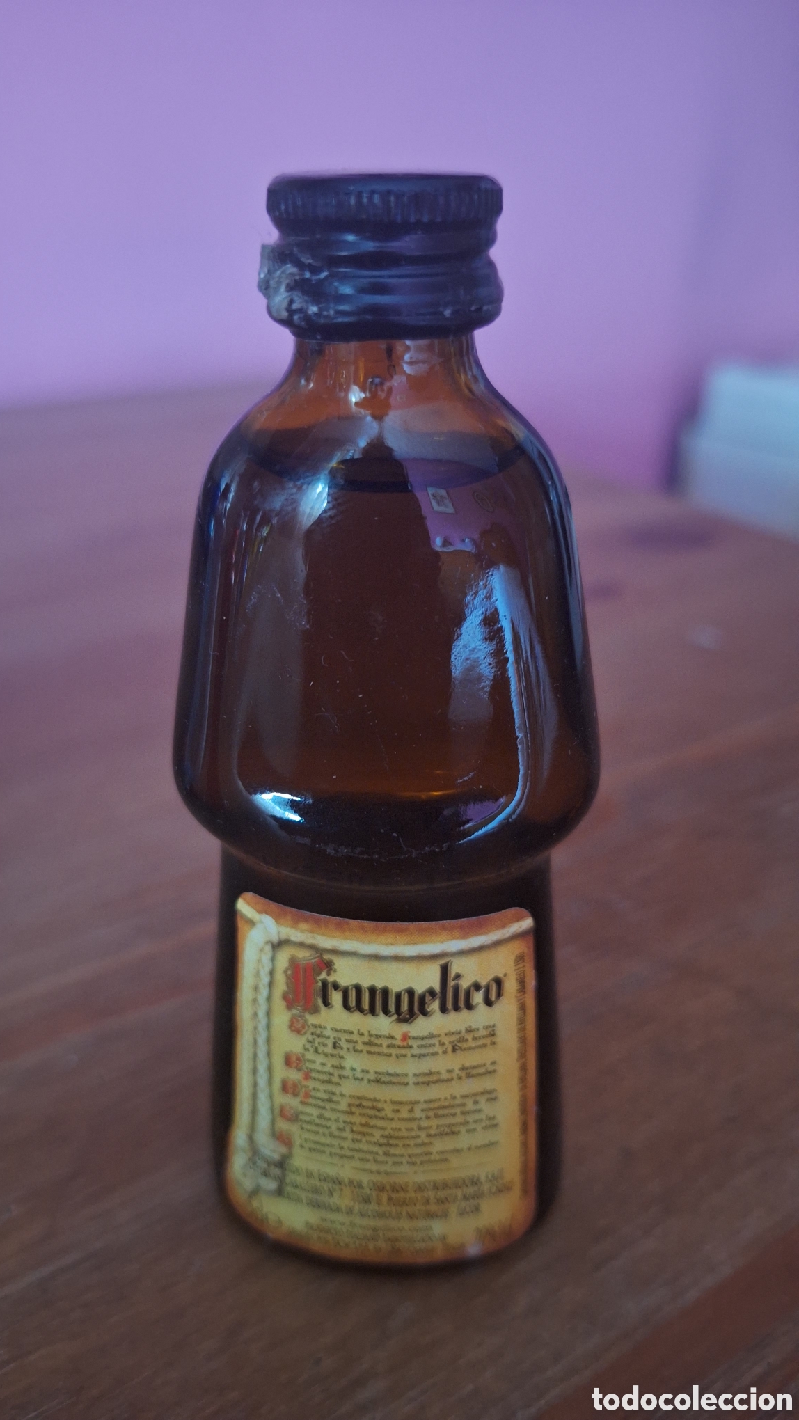 Botellas antiguas: Miniatura de licor Frangelico