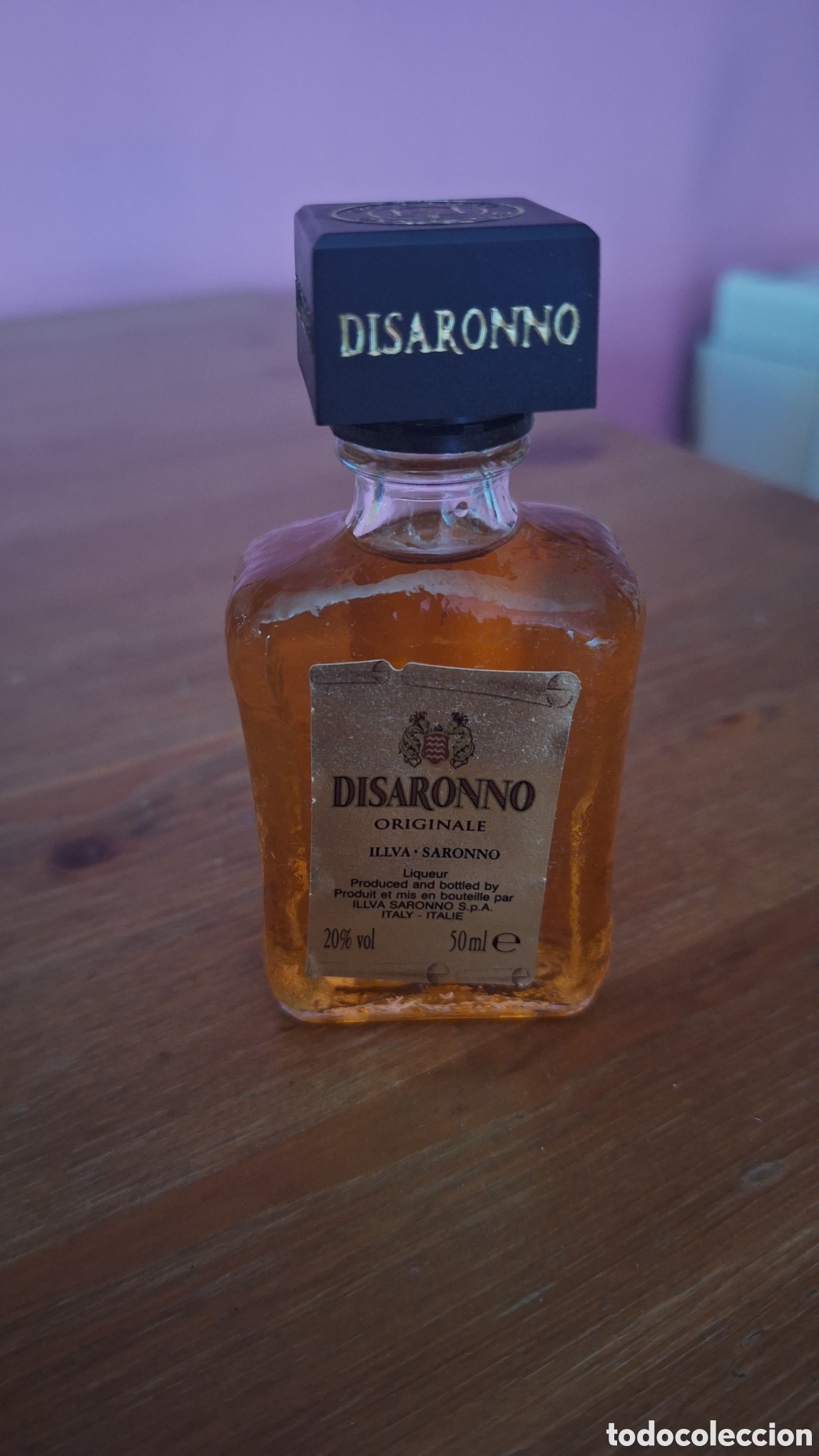 Botellas antiguas: Miniatura de Disaronno - Foto 1