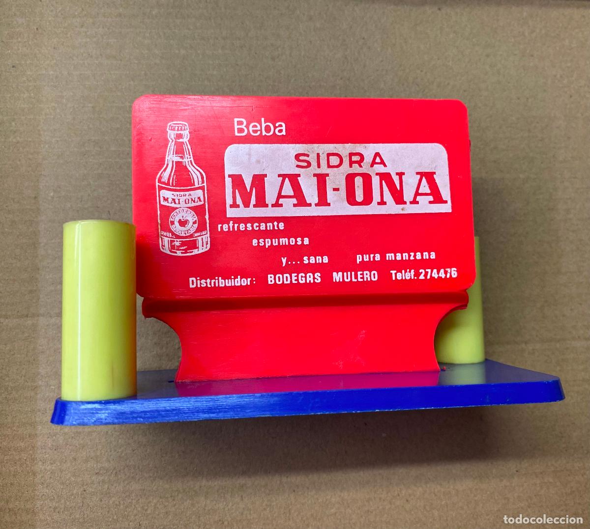 Botellas antiguas: Servilletero Sidra MAI-ONA Bodegas mulero Mai ona